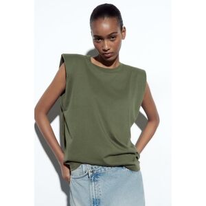 Zara Shoulder Pads T-shirt